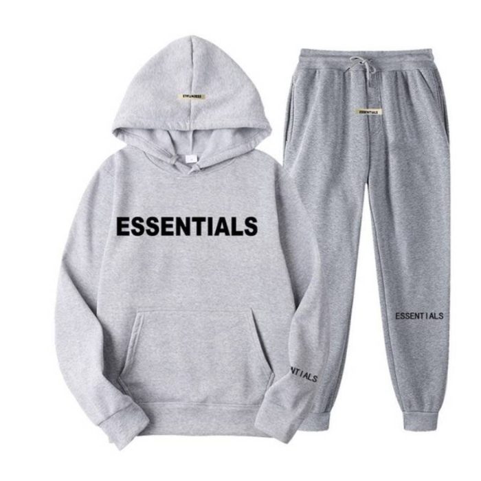 grey essentials tracksuit