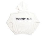 essentials white hoodie